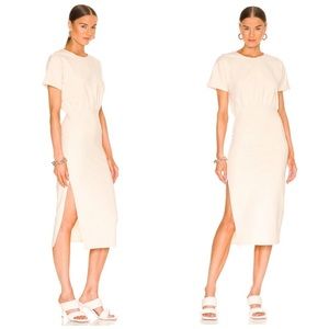 NWT Lovers and Friends easy ruched midi dress